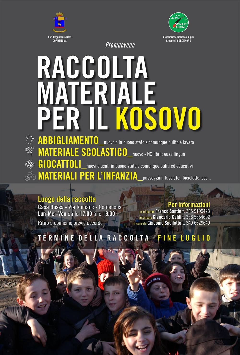 Raccolta per Kosovo 2015