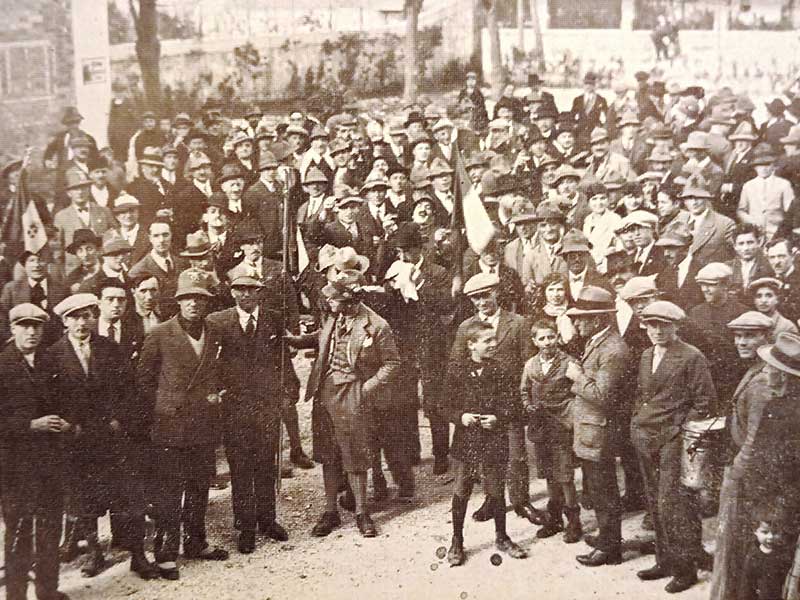 1932 - Inaugurazione Gruppo - Benedizione Gagliardetto