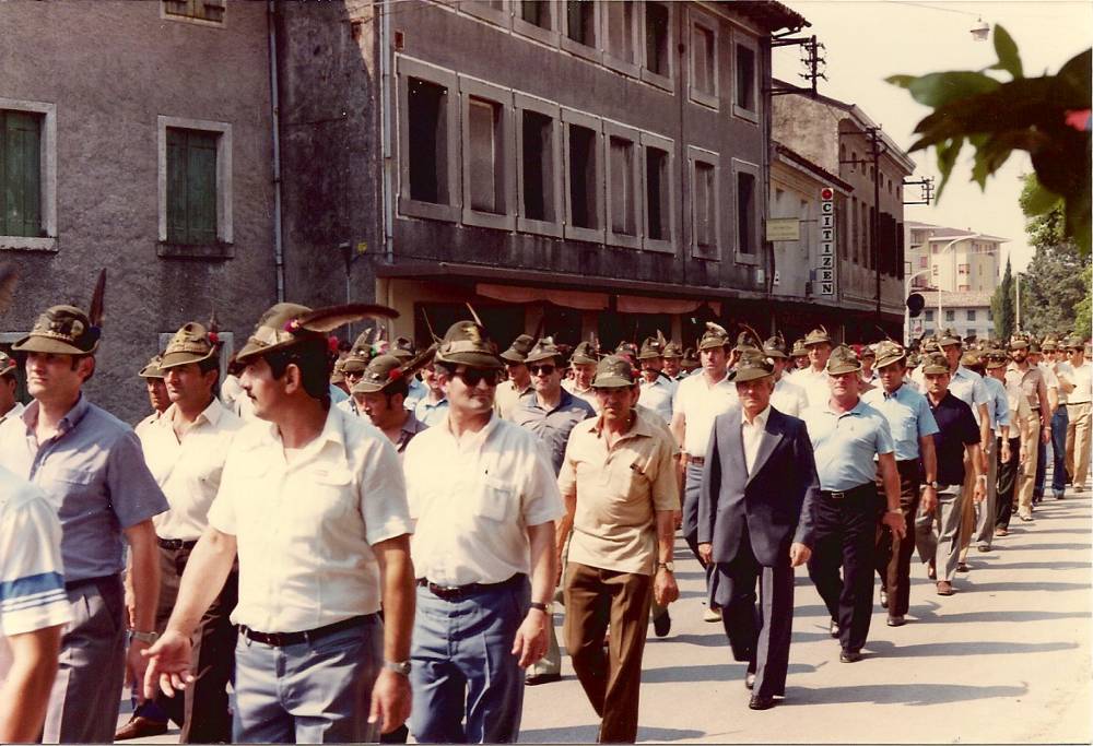 1982 Adunata Sezionale a Cordenons in occasione del 50°