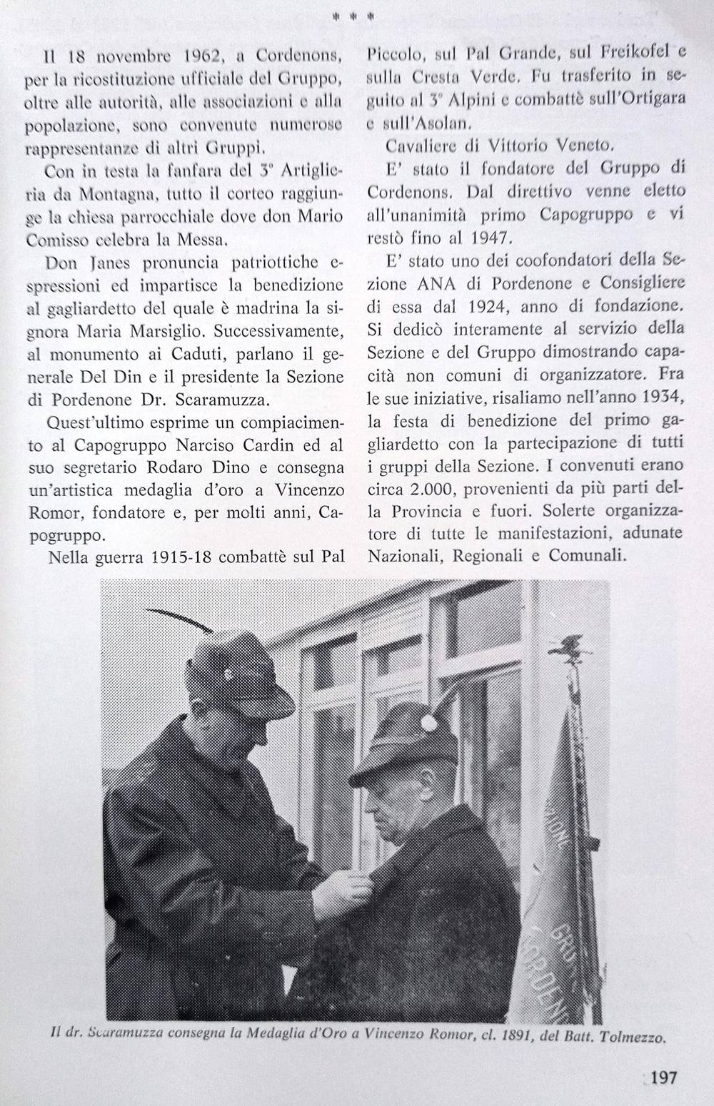 1962 - Ricostituzione Gruppo Cordenons 21-05-1962