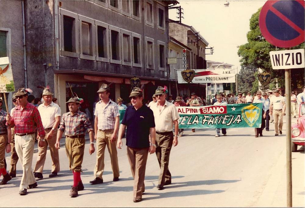 1982 Adunata Sezionale a Cordenons in occasione del 50°