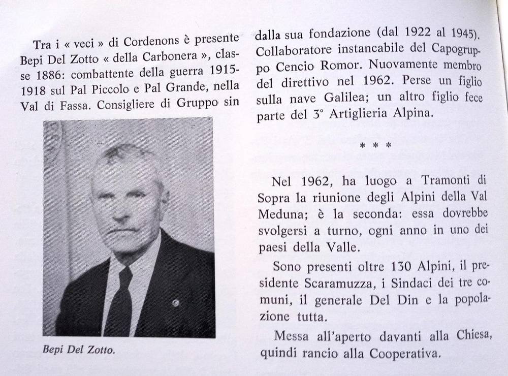 1962 - Ricostituzione Gruppo Cordenons 21-05-1962