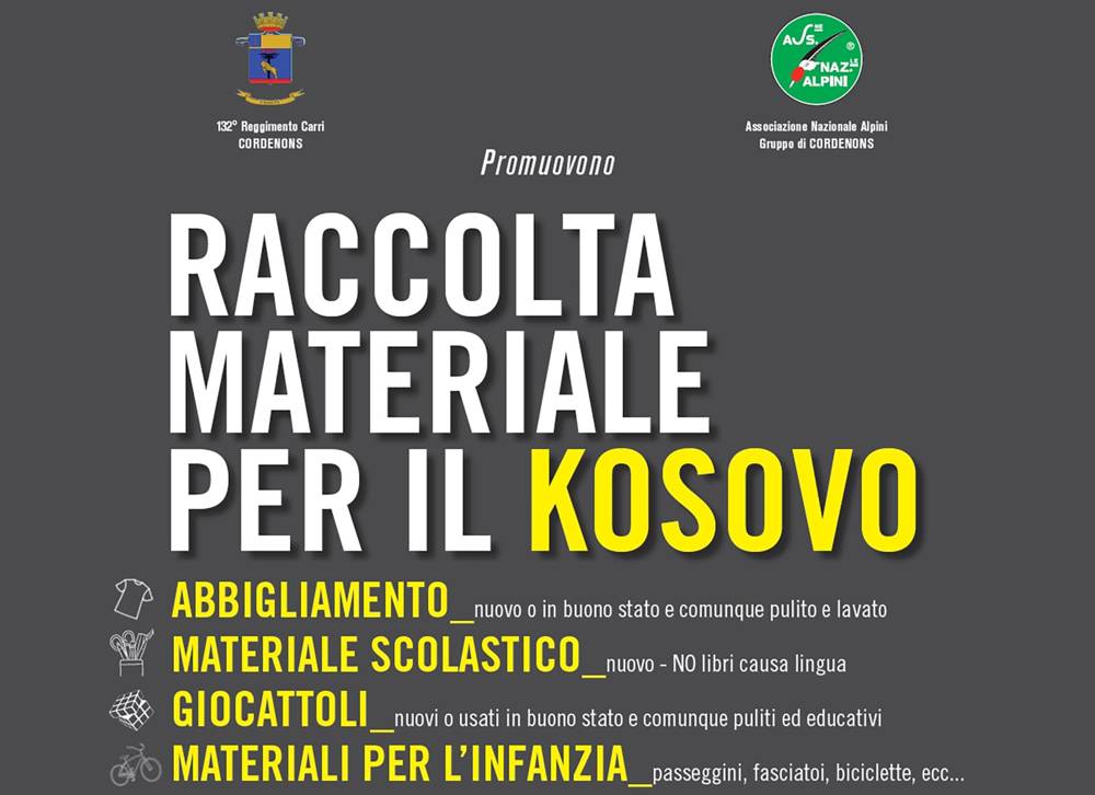 Raccolta per Kosovo 2015