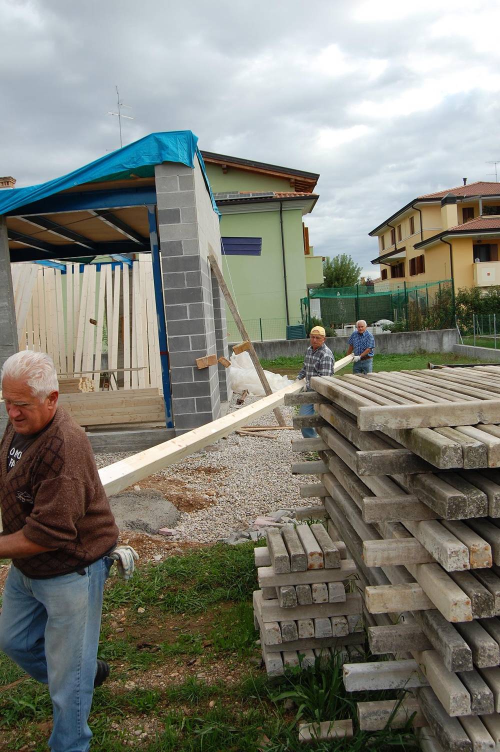 Il tetto in legno