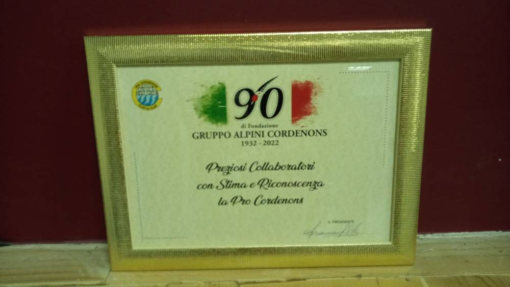 2022 - 90° anniversario