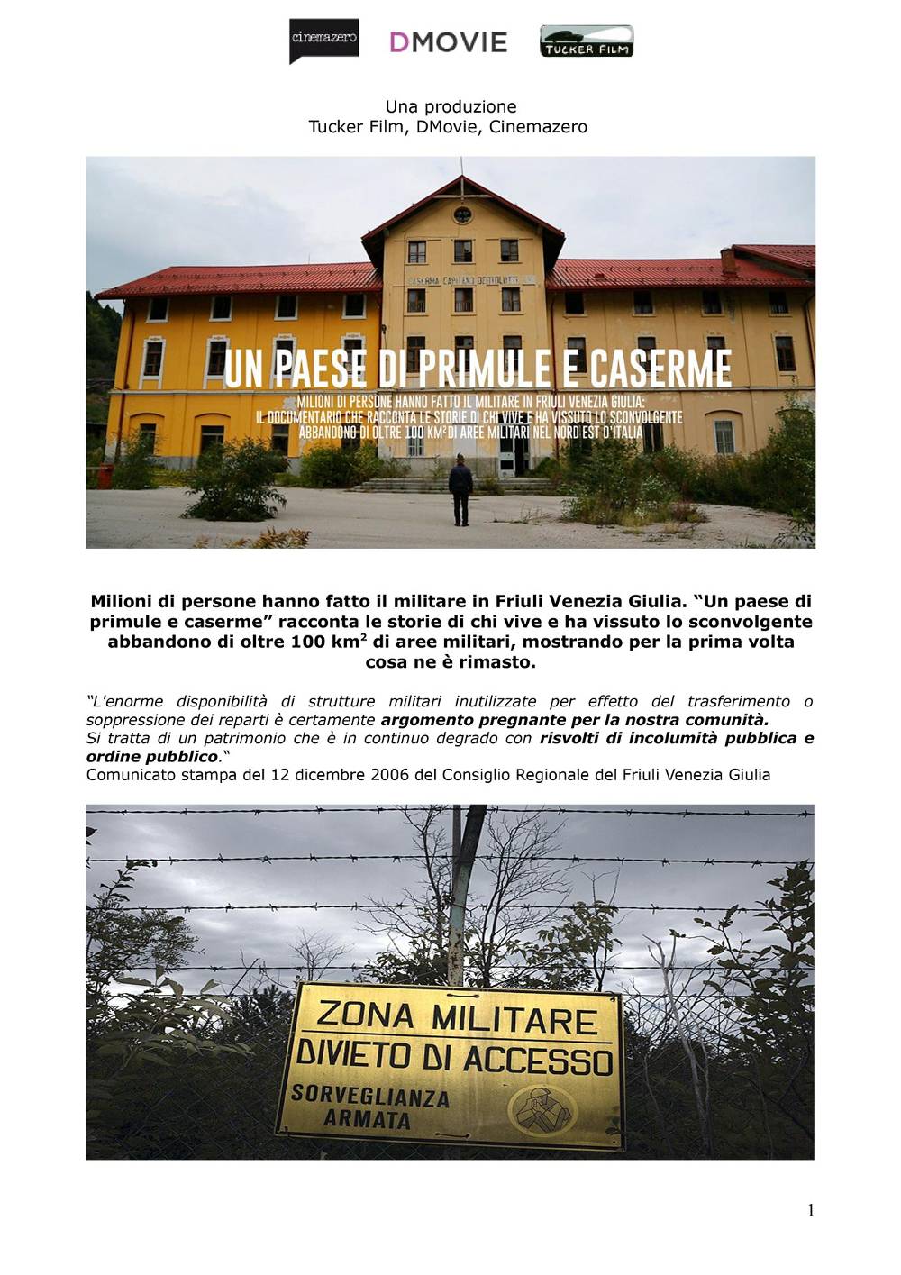 2015-06 - Proiezione film "Un paese di primule e caserme"