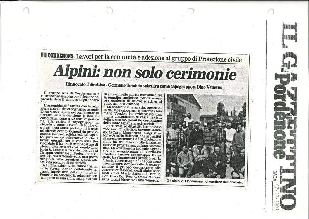 Germano Tondolo (dal 1992 al 1994)