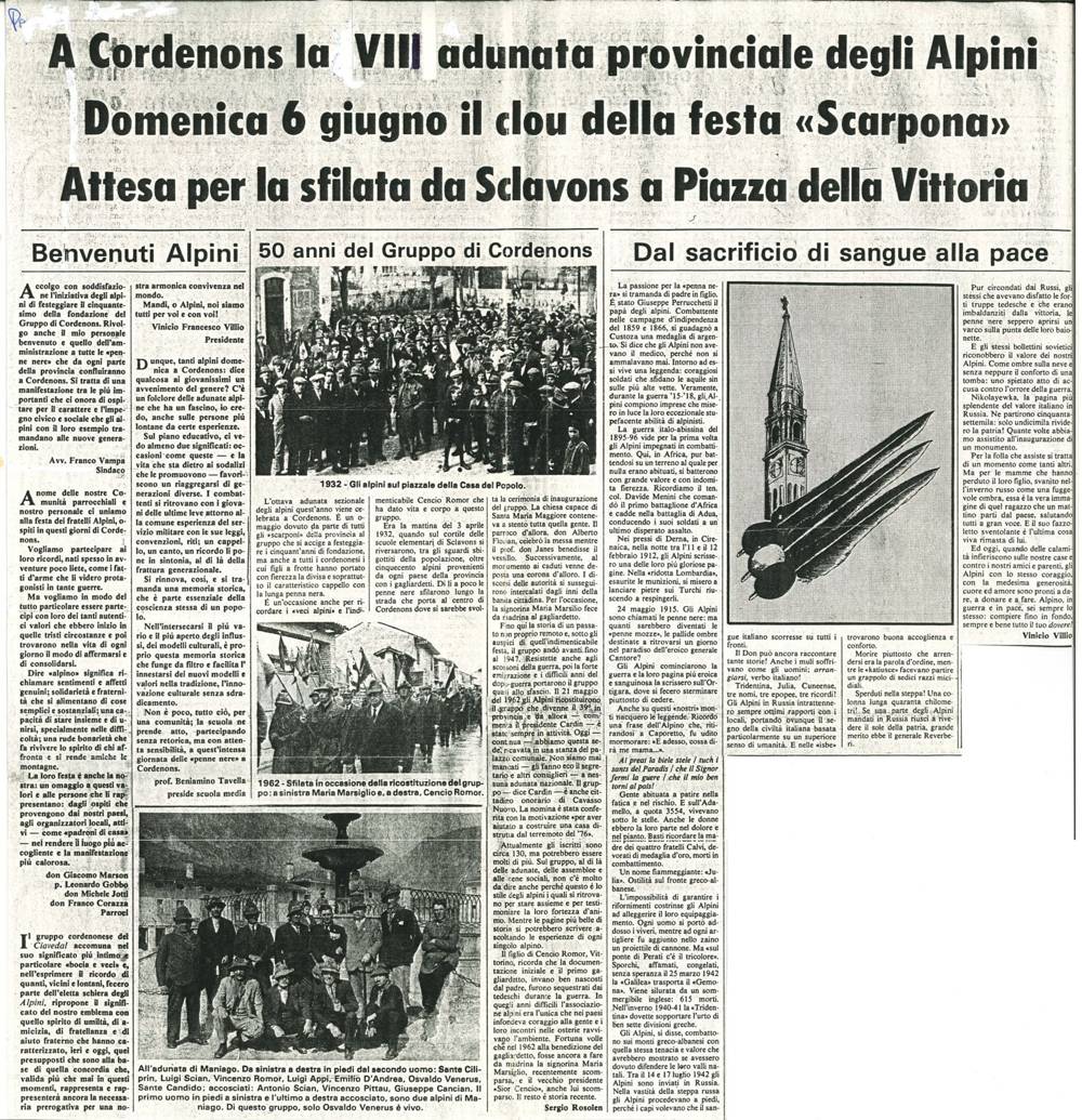 1982 - 50° anniversario