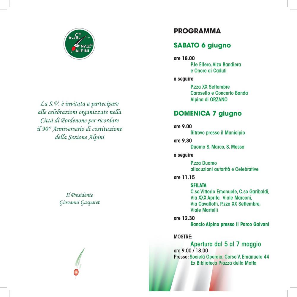 2015-06 - 90° Sezione Alpini Pordenone