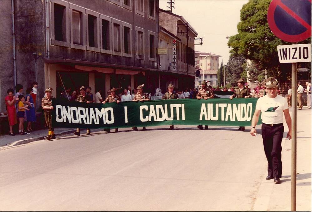 1982 Adunata Sezionale a Cordenons in occasione del 50°