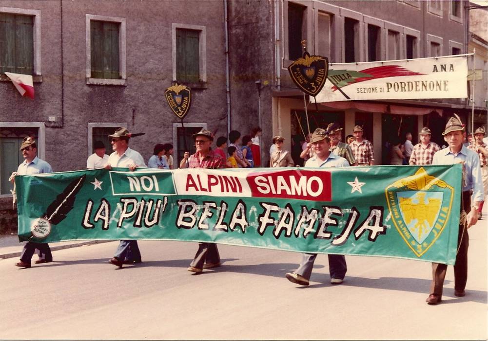 1982 Adunata Sezionale a Cordenons in occasione del 50°